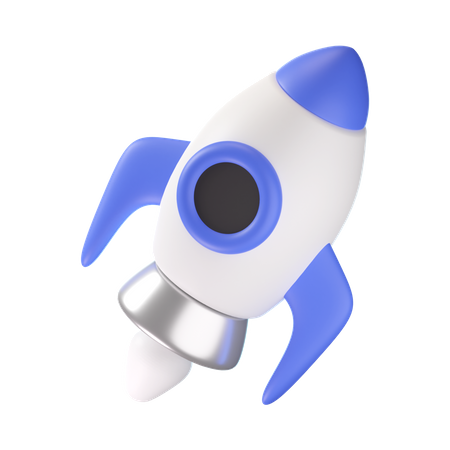 Rocket  3D Icon