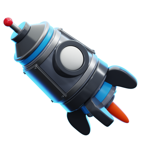 Rocket  3D Icon