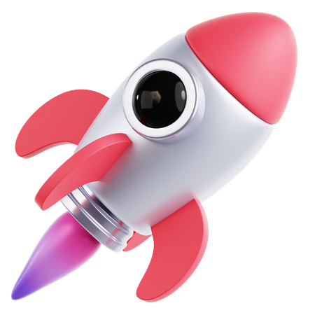 Rocket  3D Icon