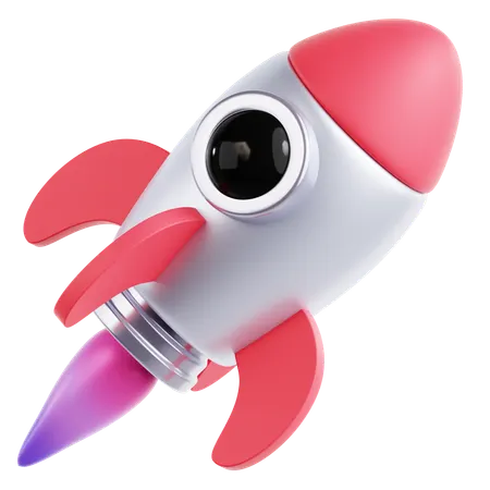 Rocket  3D Icon