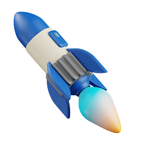 Rocket  3D Icon