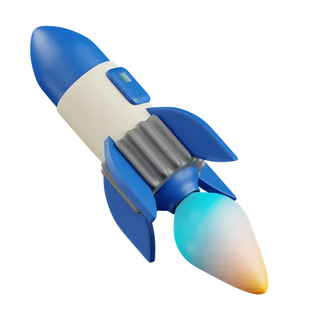 Rocket  3D Icon