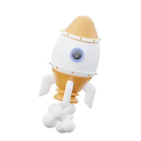 Rocket  3D Icon