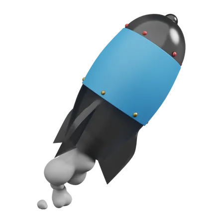 Rocket  3D Icon