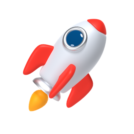 Rocket  3D Icon