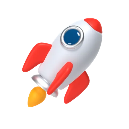 Rocket  3D Icon