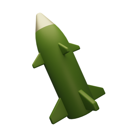 Rocket  3D Icon