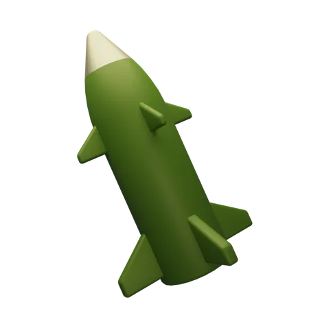 Rocket  3D Icon