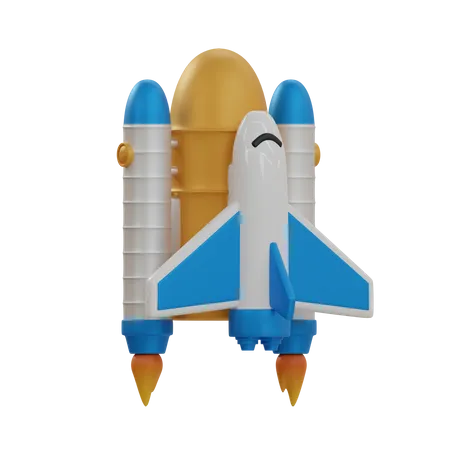 Rocket  3D Icon