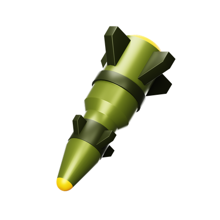 Rocket  3D Icon