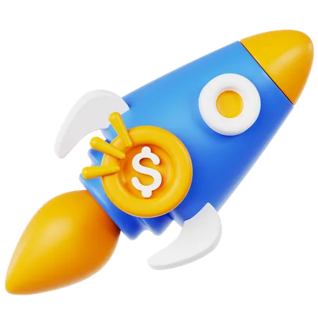 Rocket  3D Icon