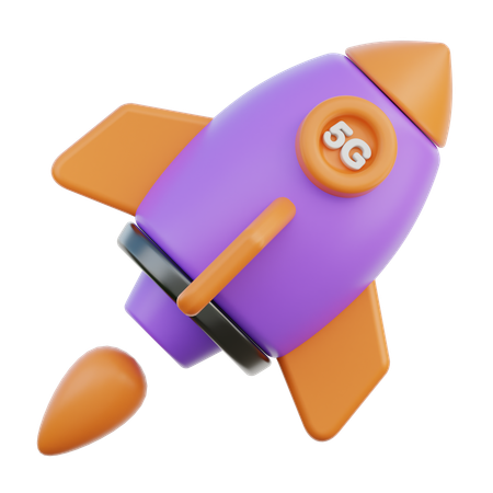 Rocket  3D Icon