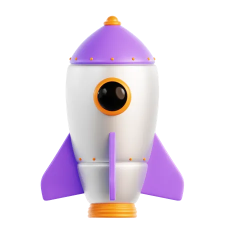 Rocket  3D Icon