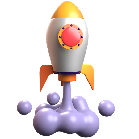 Rocket  3D Icon