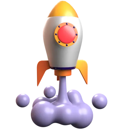 Rocket  3D Icon