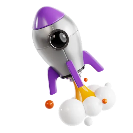 Rocket  3D Icon