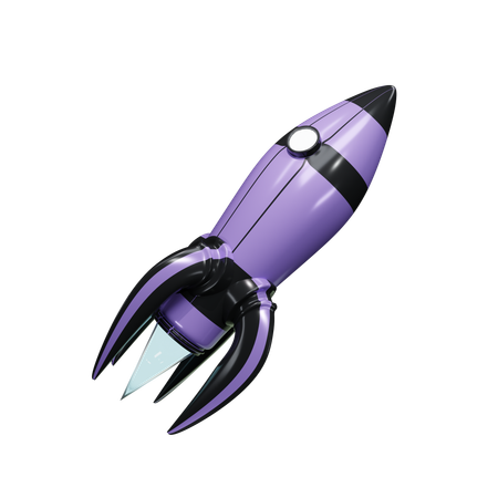 Rocket  3D Icon