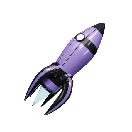 Rocket  3D Icon