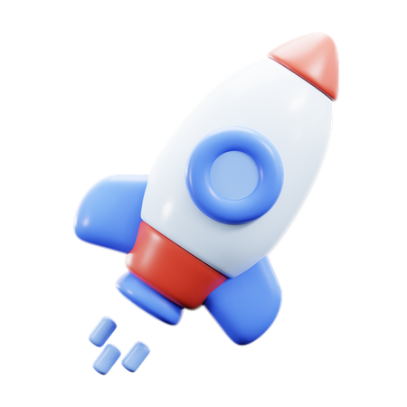 Rocket  3D Icon