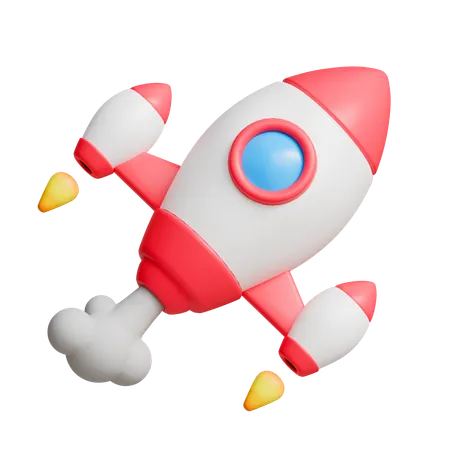 Rocket  3D Icon