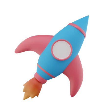 Rocket  3D Icon