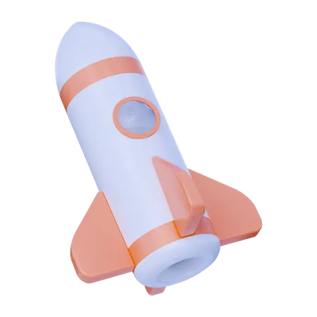 Rocket  3D Icon