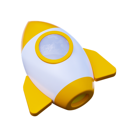 Rocket  3D Icon