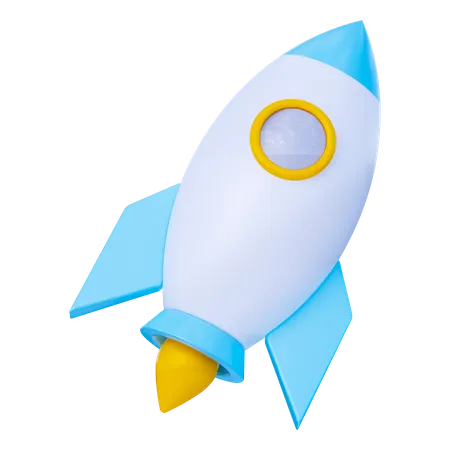 Rocket  3D Icon