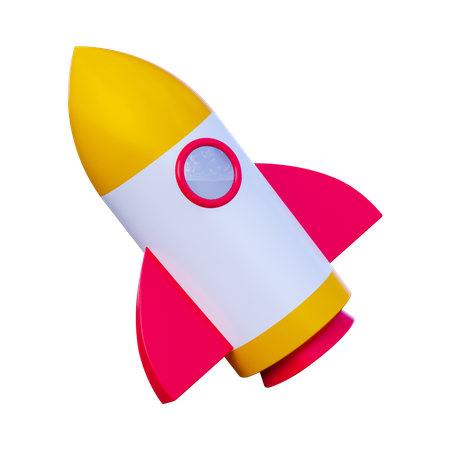 Rocket  3D Icon