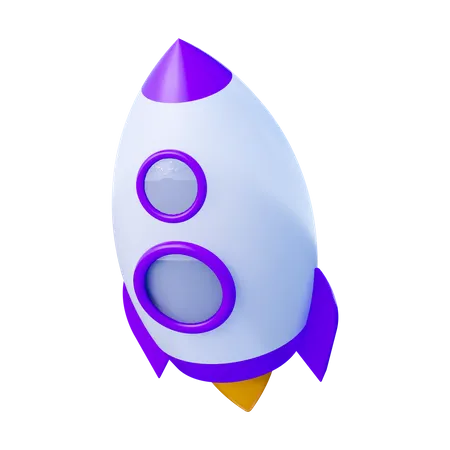 Rocket  3D Icon