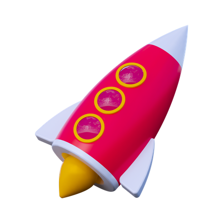 Rocket  3D Icon