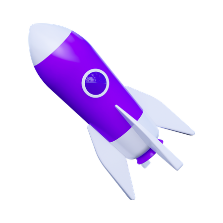 Rocket  3D Icon