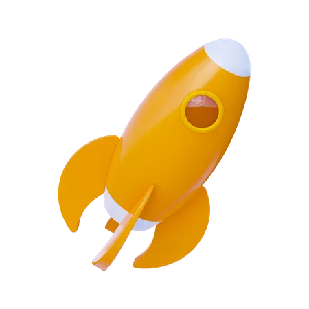 Rocket  3D Icon