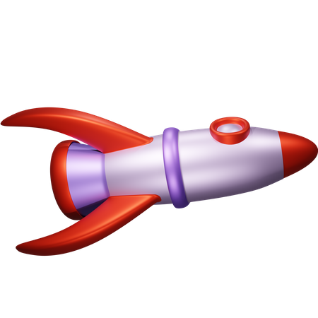 Rocket  3D Icon