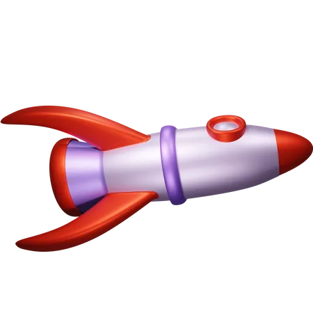 Rocket  3D Icon