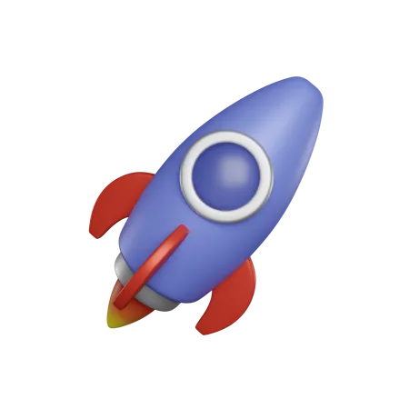 Rocket  3D Icon