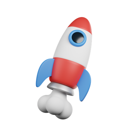 Rocket  3D Icon