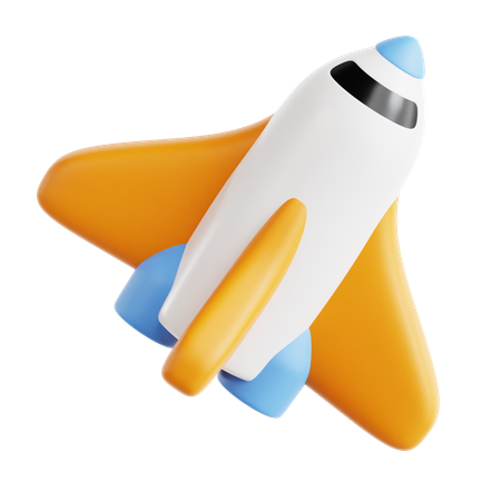 Rocket  3D Icon