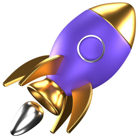 Rocket  3D Icon