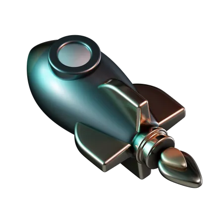 Rocket  3D Icon