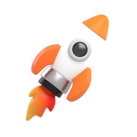 Rocket  3D Icon