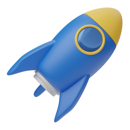 Rocket  3D Icon