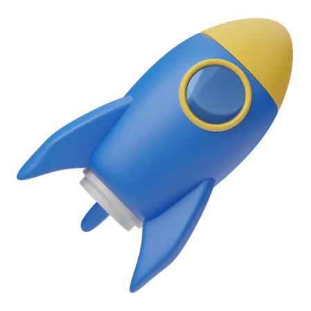 Rocket  3D Icon