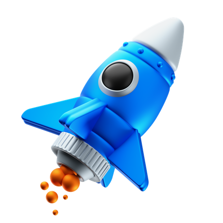 Rocket  3D Icon