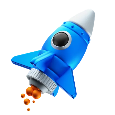 Rocket  3D Icon