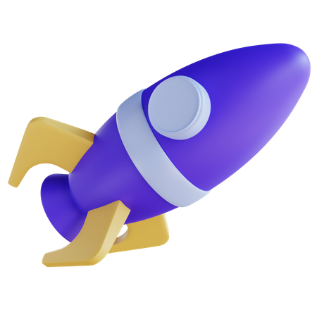 Rocket  3D Icon