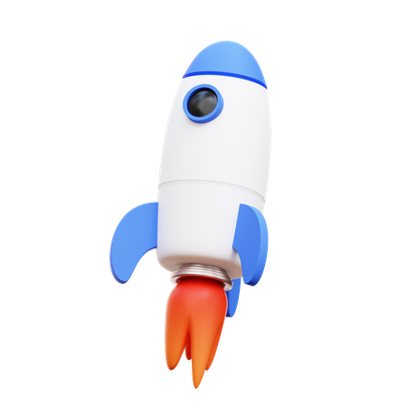 Rocket  3D Icon