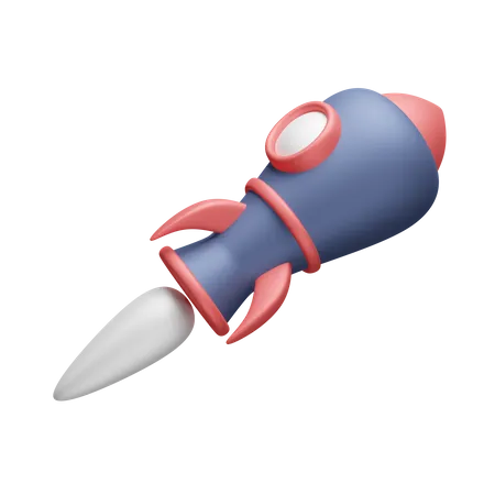 Rocket  3D Icon