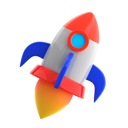 Rocket  3D Icon