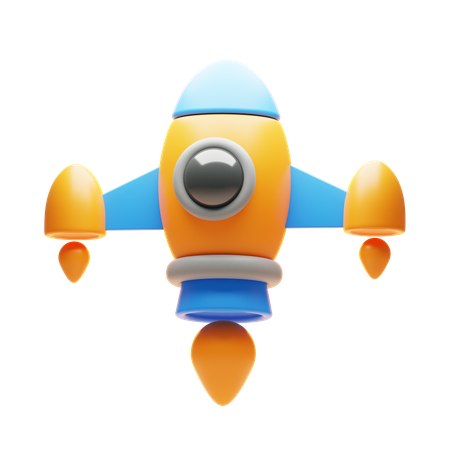 ROCKET  3D Icon